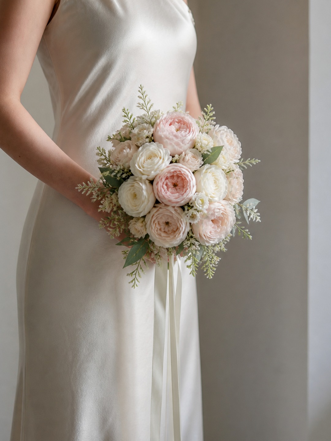 Lunar White Cascade Bouquet
