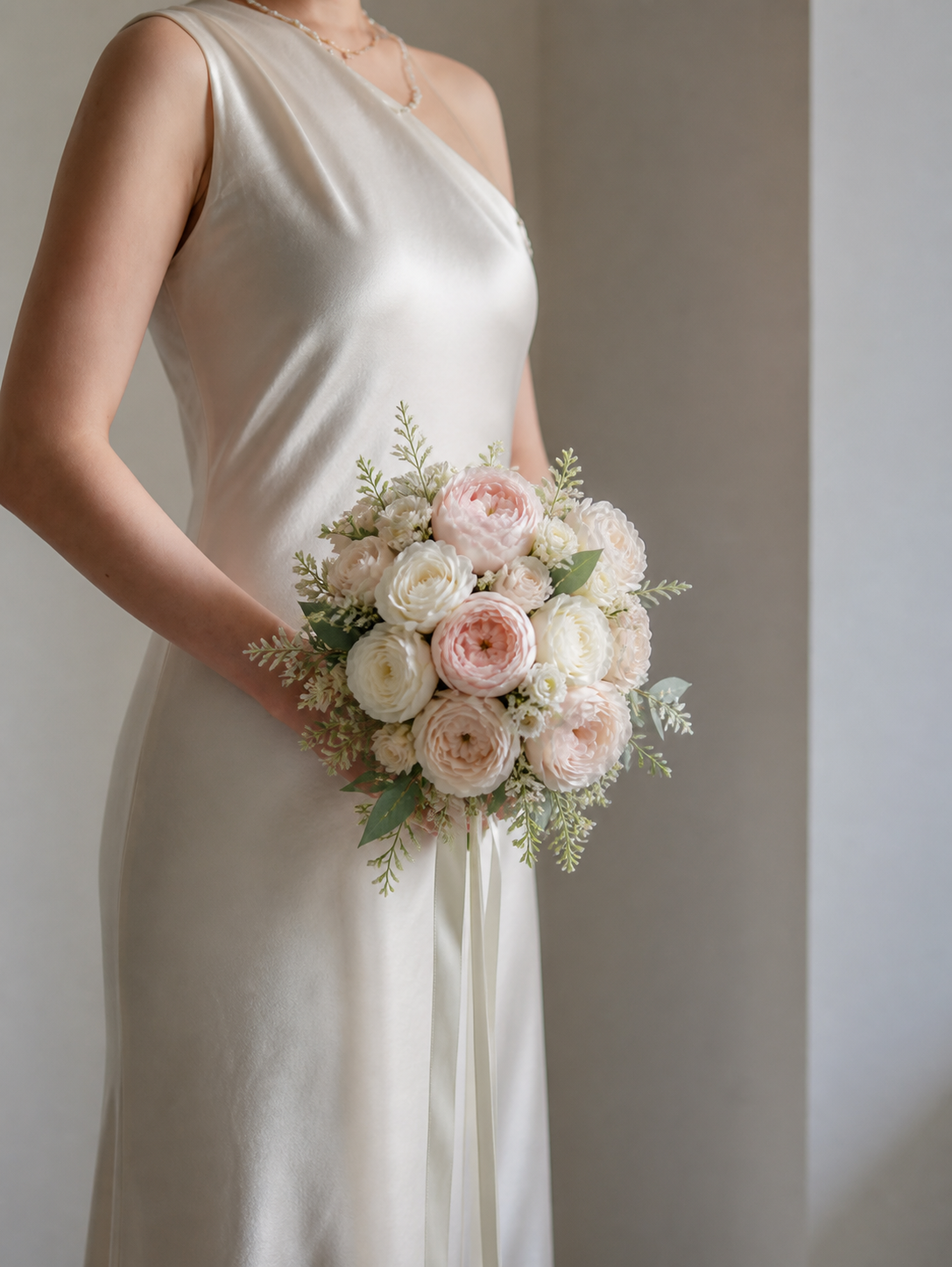 Lunar White Cascade Bouquet