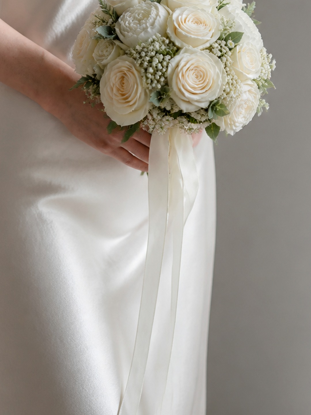Ivory Rose Garden Bridal Bouquet
