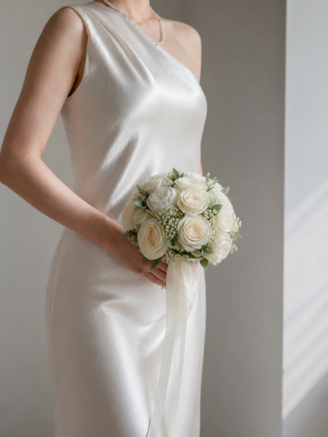 Ivory Rose Garden Bridal Bouquet