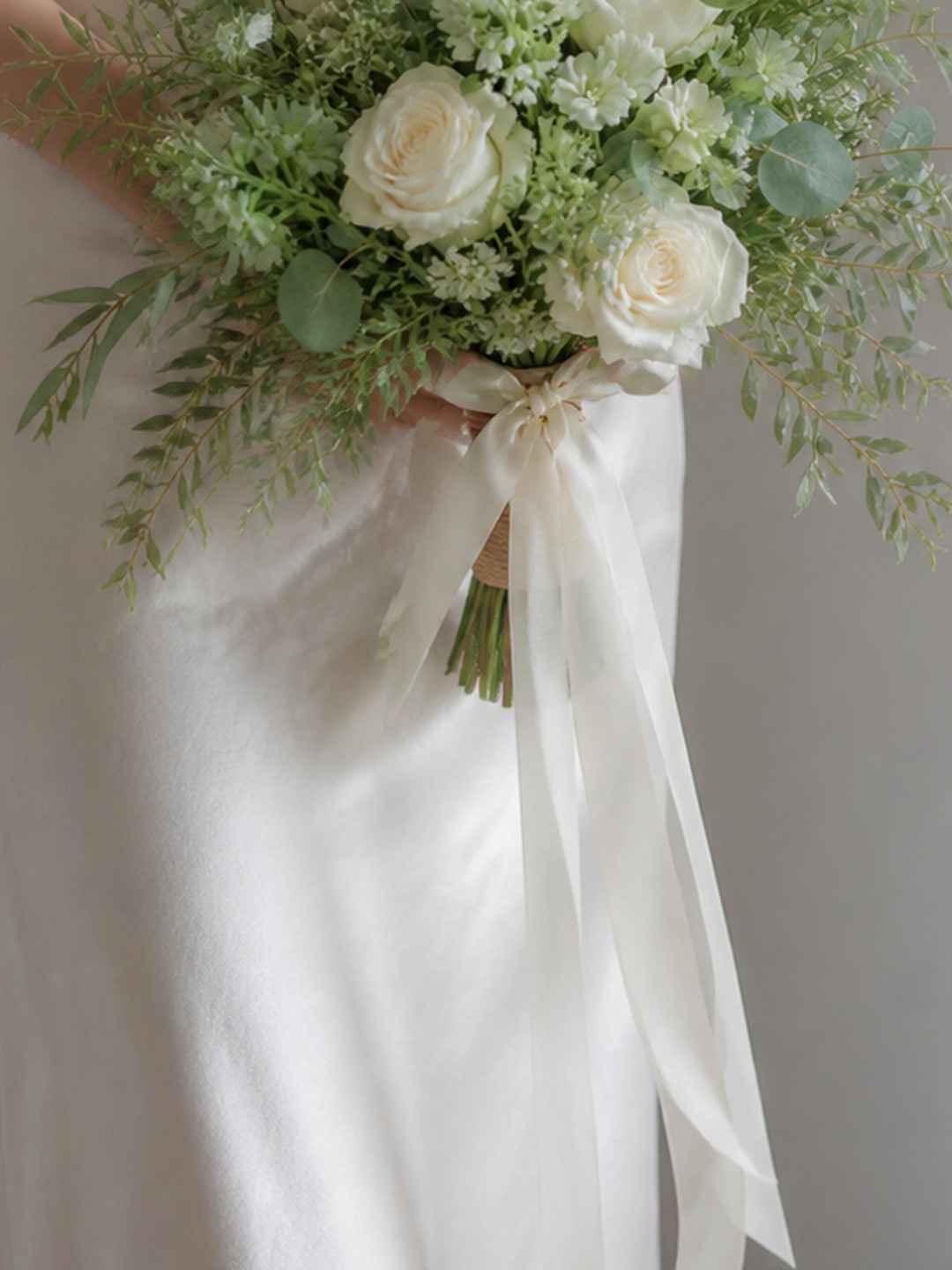 Rustic Sage Green Bridal Bouquet