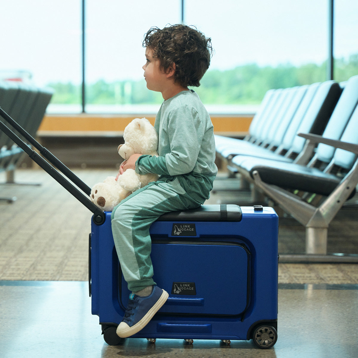 Child riding The Trolley