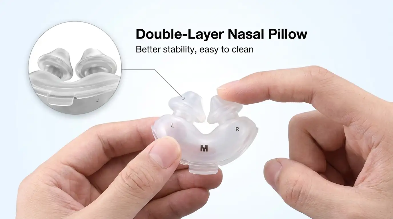 Nasal-pillow cushion line