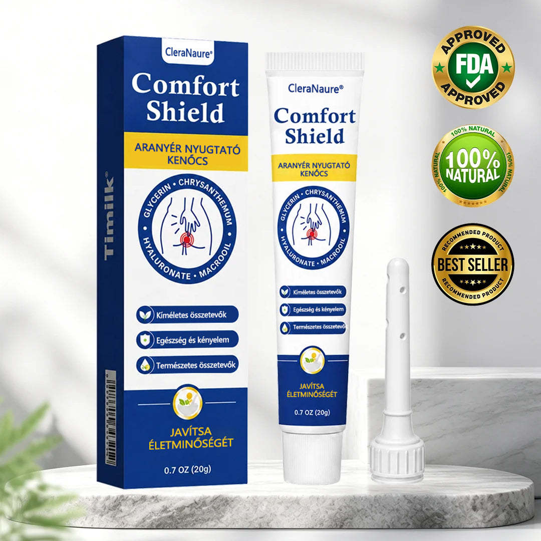 CleraNaure® ComfortShield Aranyér Nyugtató Kenőcs