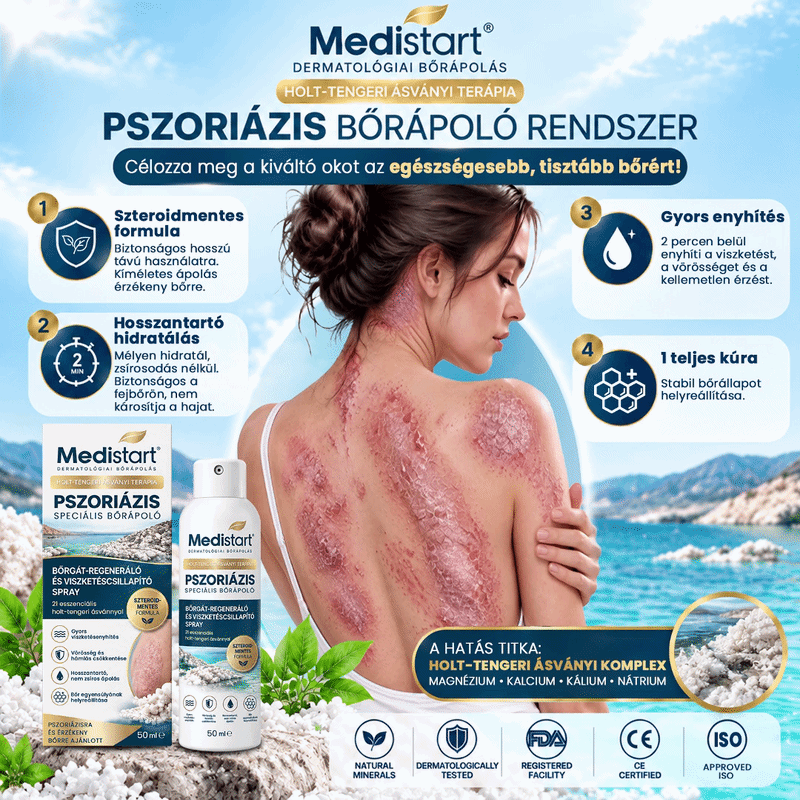Mit tehet a Medistart® Pikkelysömör Ápoló Spray a bőréért?