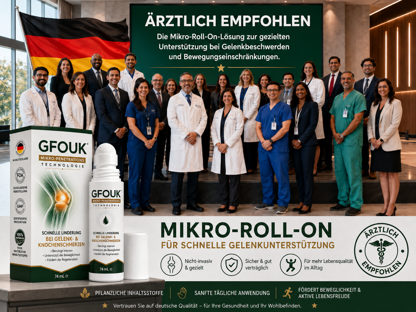 GFOUK mikrotűs ízületápoló görgő