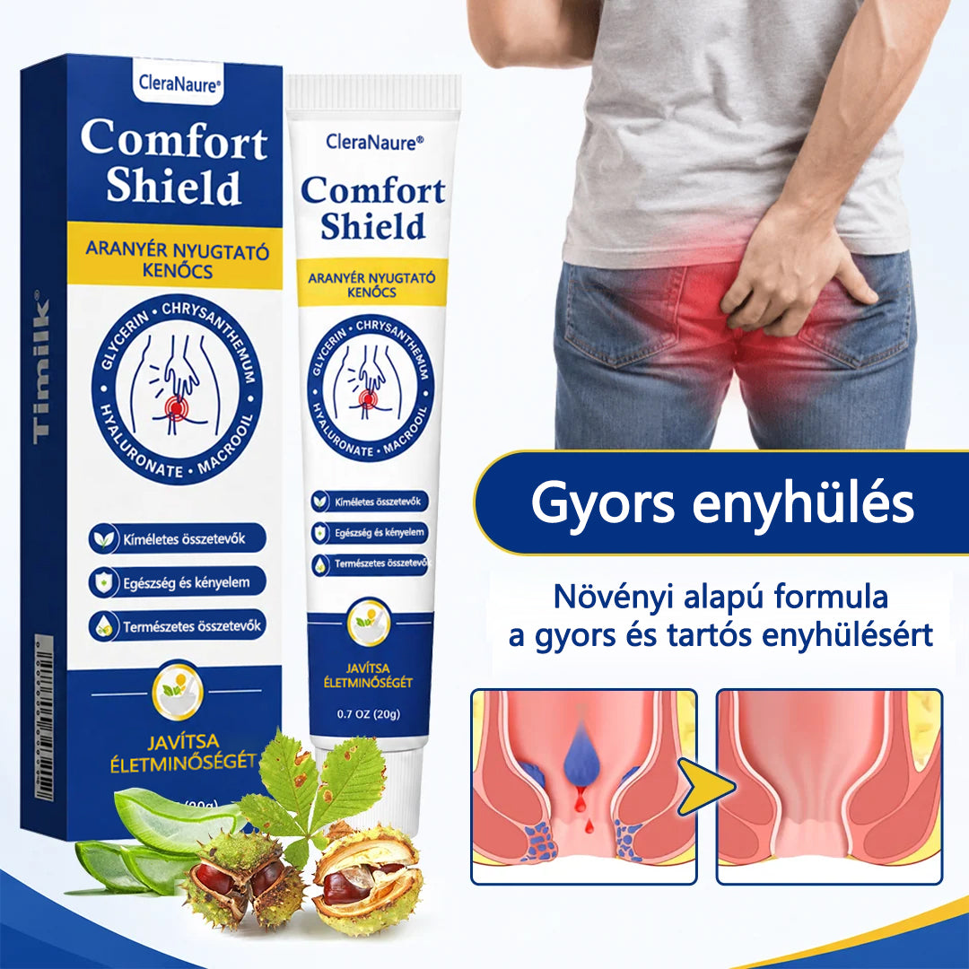 CleraNaure® ComfortShield Aranyér Nyugtató Kenőcs