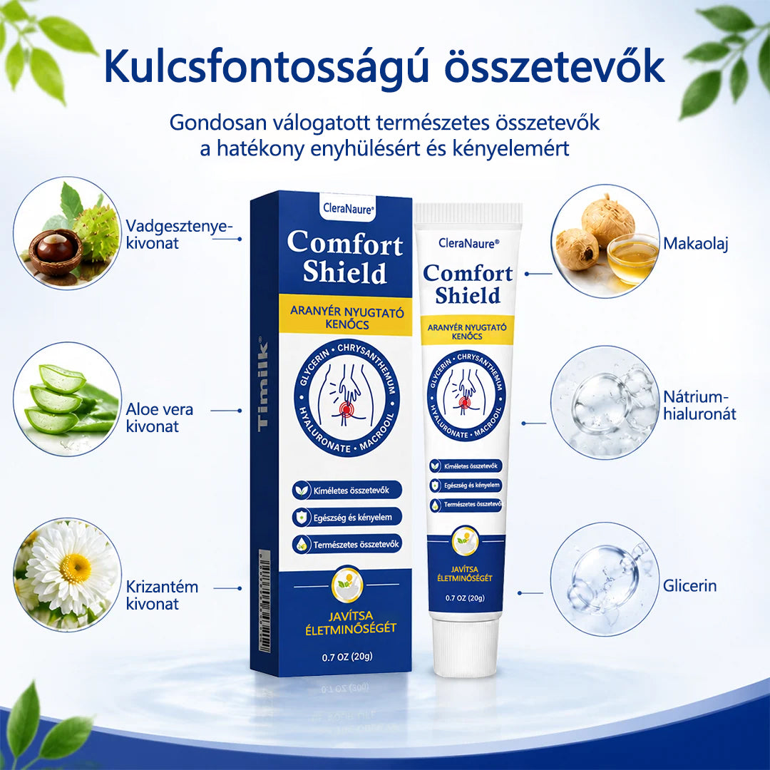 CleraNaure® ComfortShield Aranyér Nyugtató Kenőcs