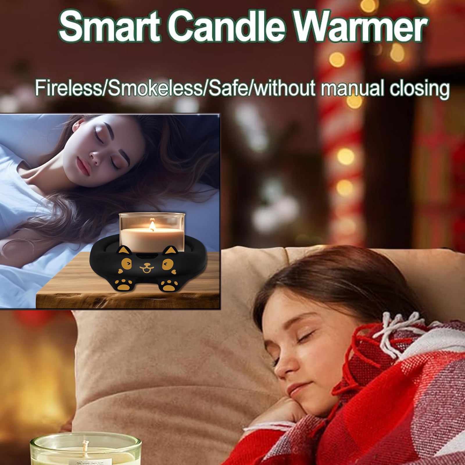 Mug Warmer, 3 Temp Settings Electric Plate with Auto Shut off, Coffee Cup Warmer for Coffee, Tea, Water, Milk and Cocoa