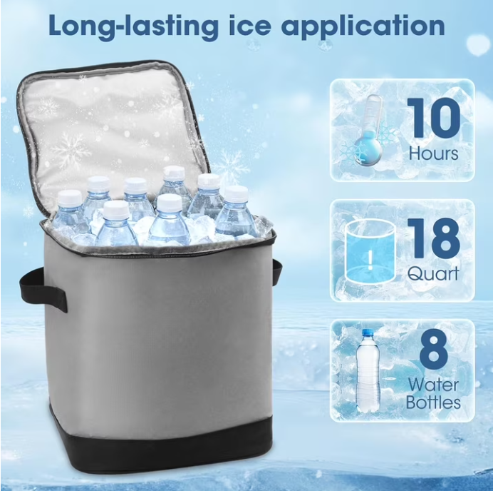 MQ Cold Therapy Machine, Water Circulation Ice Therapy System, Skin-Friendly Pad for Knee Shoulder, Swelling Relief Post-Surgery Home Care