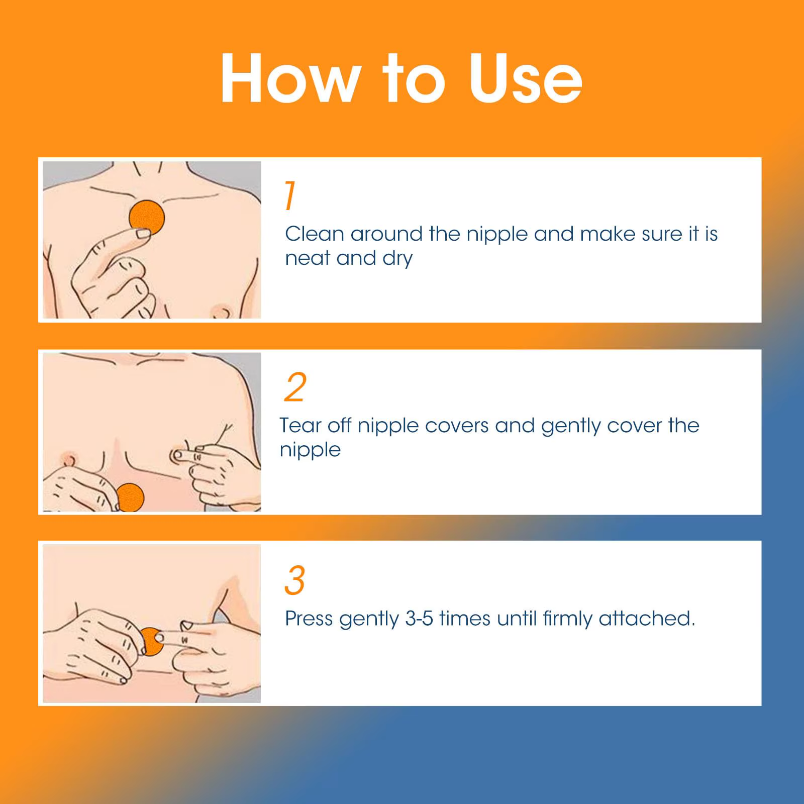 MQ Nipple Covers for Men, 200Pcs(100 Pairs),Running Nipple Covers Men,Anti-Chafing Mens Covers for Sports and Daily