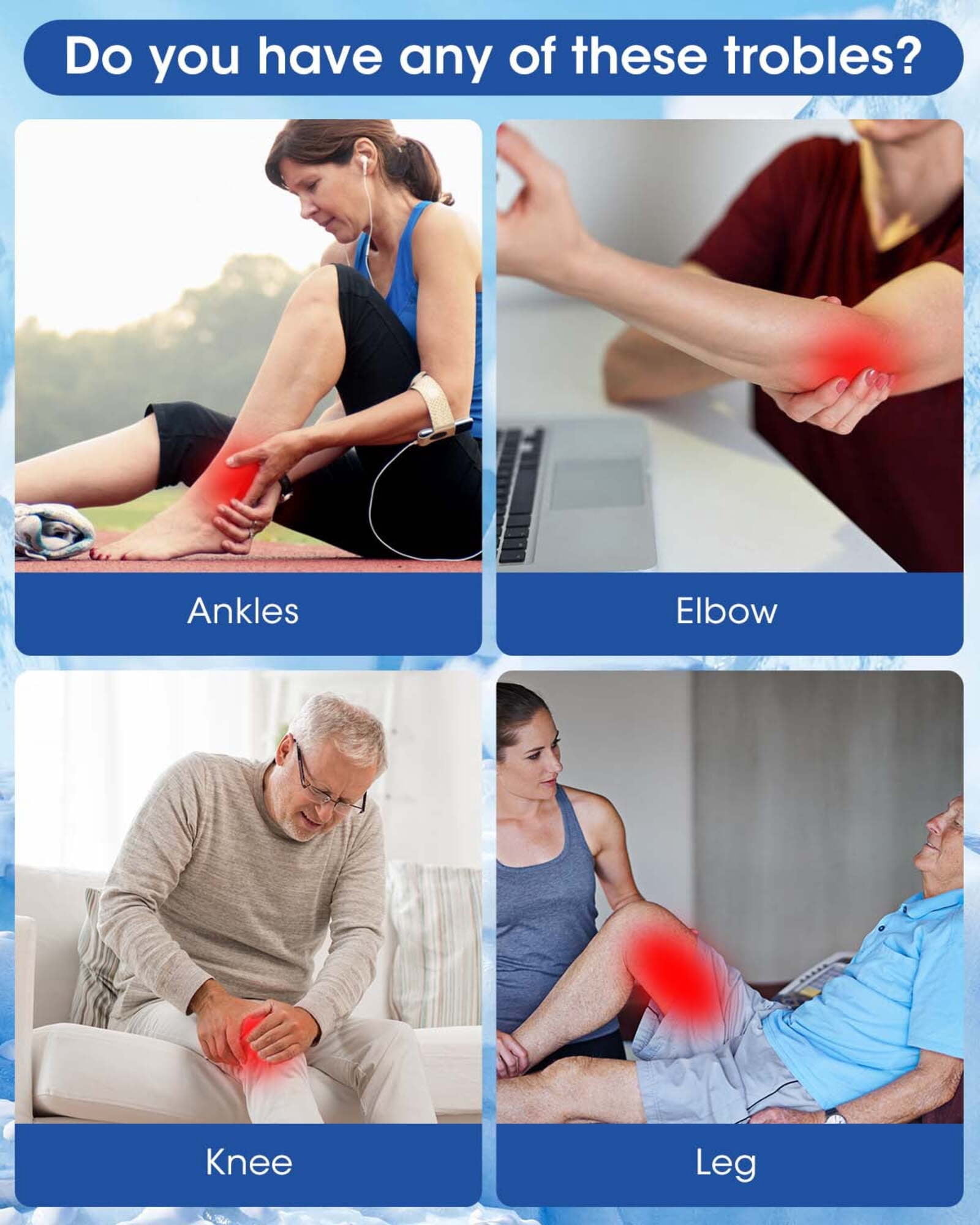 MQ Cold Therapy Machine for Knee, Post-Surgery Cold Therapy System, Programmable Timer Quiet Circulation Pump, Flexible Compression Pad for Knee, Arm, Ankle, Thigh