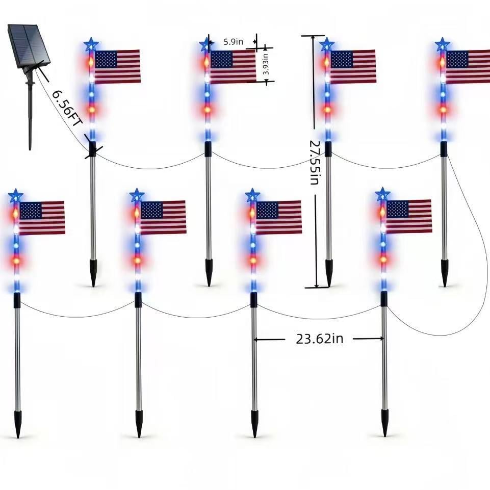 Dimensions and specifications of the 8-piece set