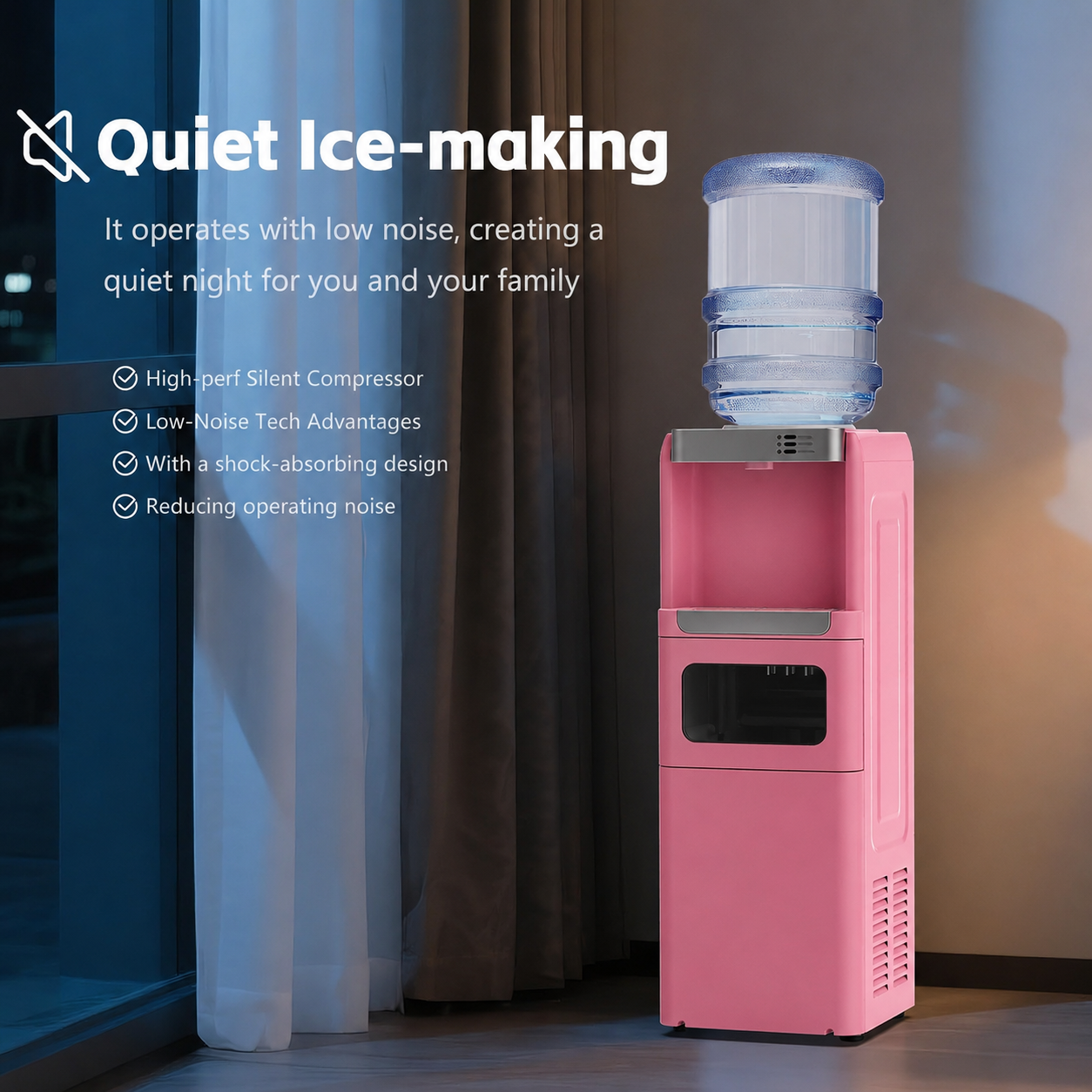 3-in-1 Water Dispenser | 9 Ice Cubes in 7 Min