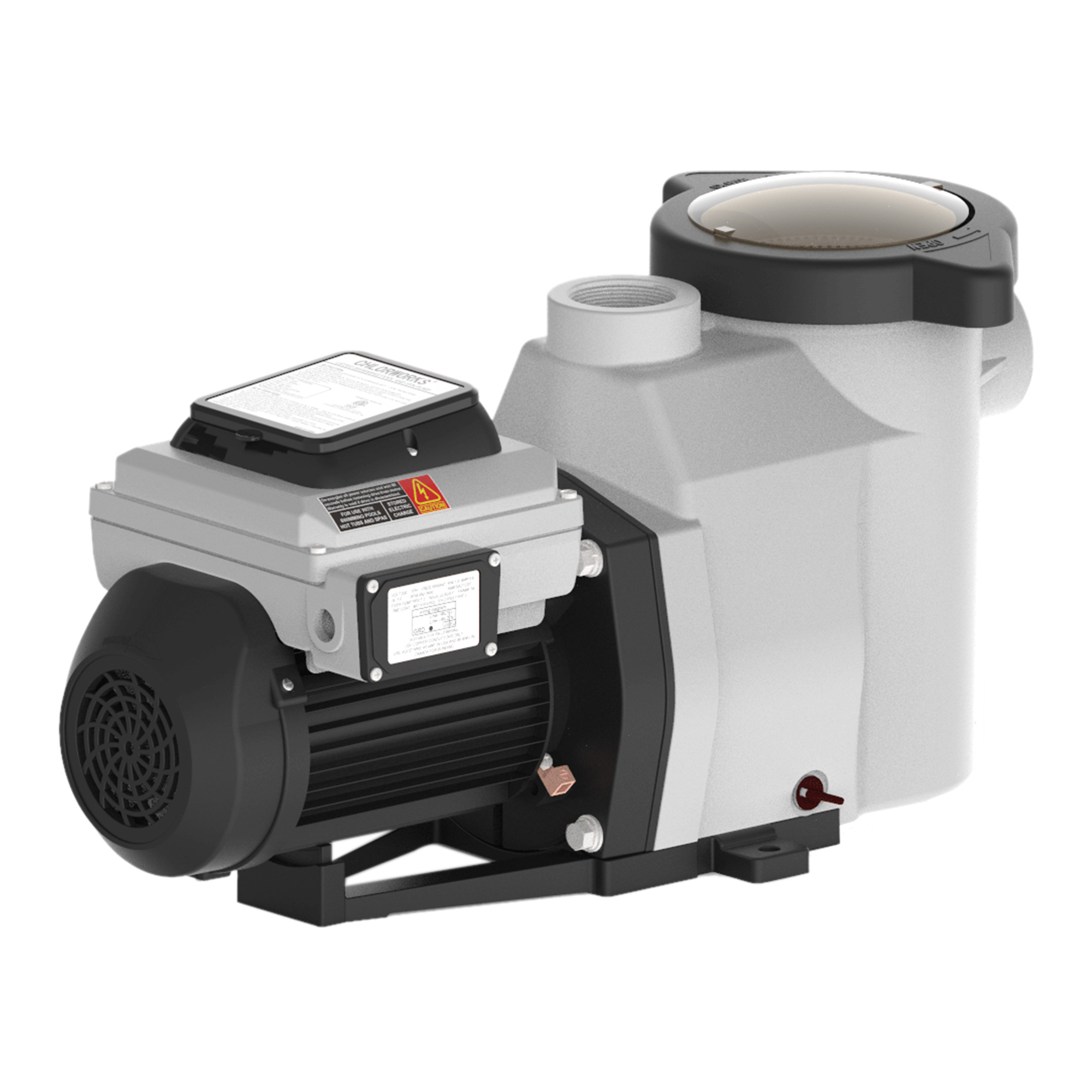  Chlorworks Variable Speed Pool Pump Inground 1.0 HP- with Filter Basket for Inground Pools, Save Energy, Energy Star Certified 220-240V