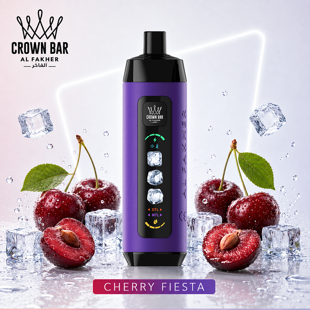 Al Fakher Crown Bar 15K Ice Adjust – Puff à fraîcheur réglable