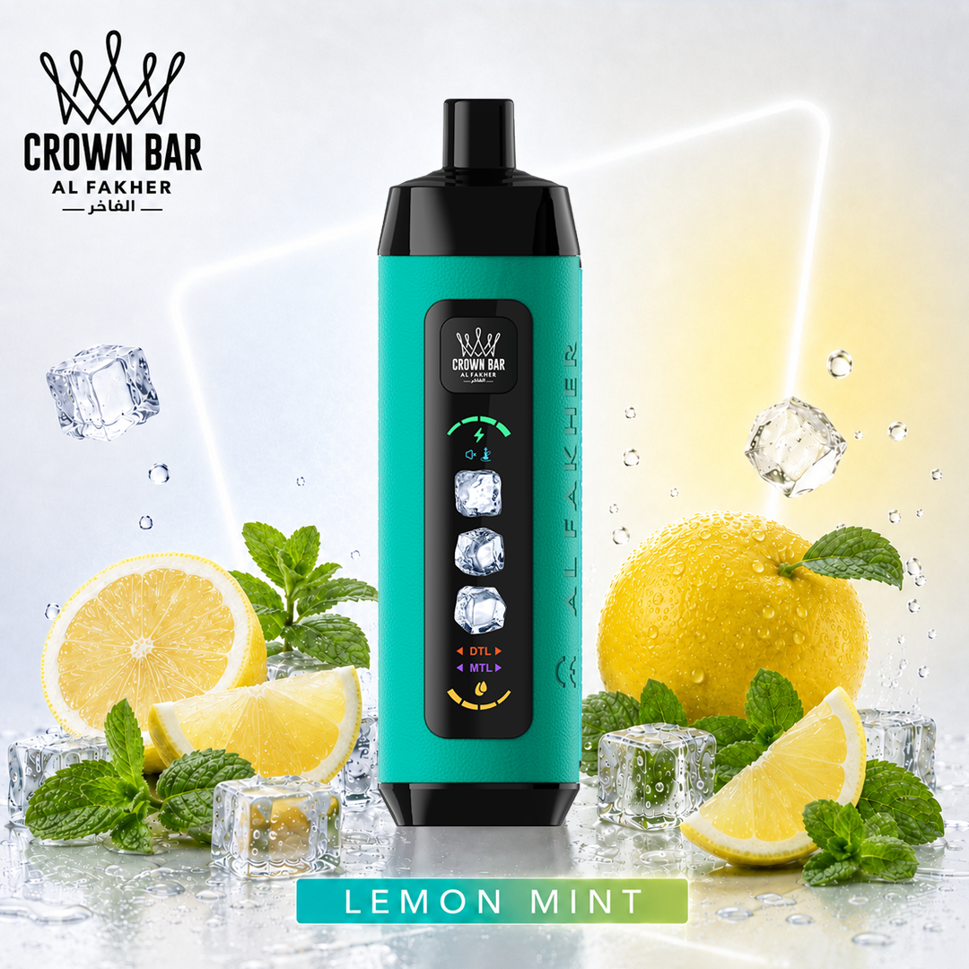 Al Fakher Crown Bar 15K Ice Adjust – Puff à fraîcheur réglable