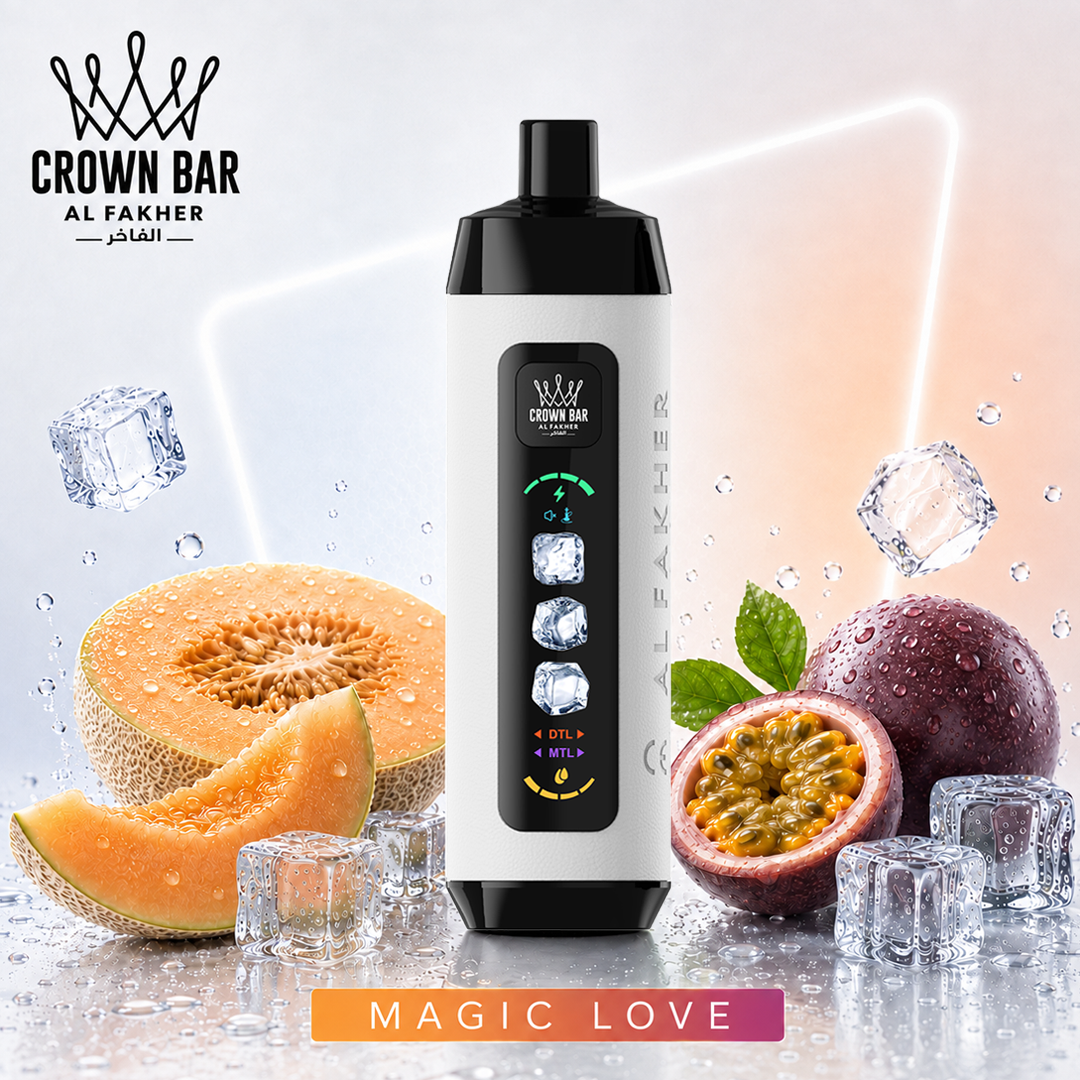 Al Fakher Crown Bar 15K Ice Adjust – Puff à fraîcheur réglable