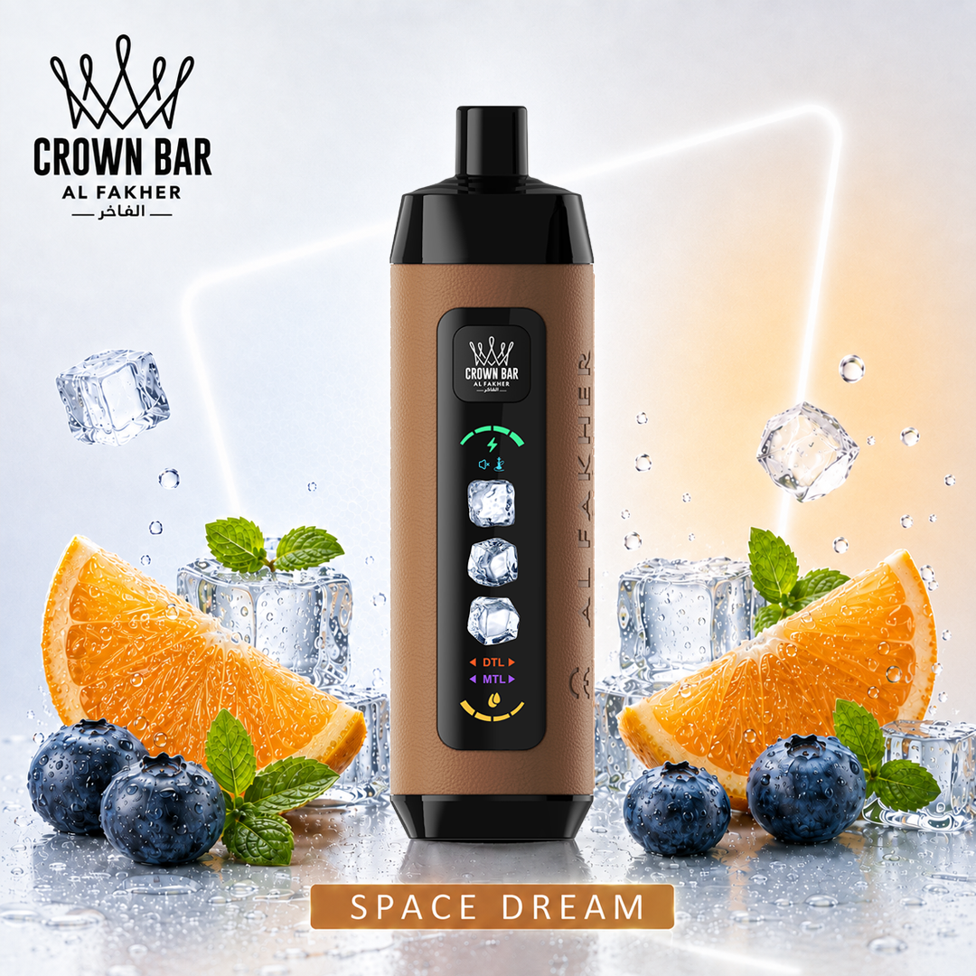 Al Fakher Crown Bar 15K Ice Adjust – Puff à fraîcheur réglable
