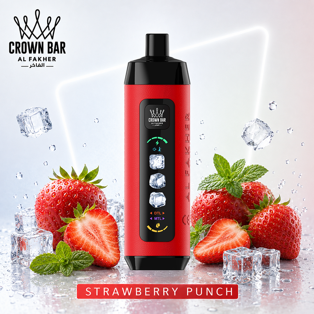 Al Fakher Crown Bar 15K Ice Adjust – Puff à fraîcheur réglable