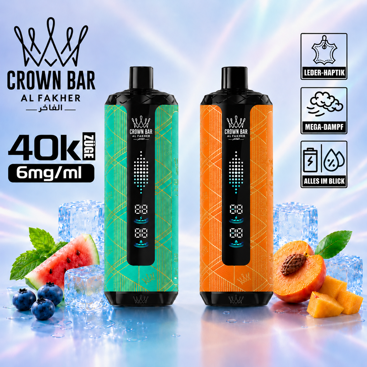 Al Fakher Crown Bar 40K Mega Max 