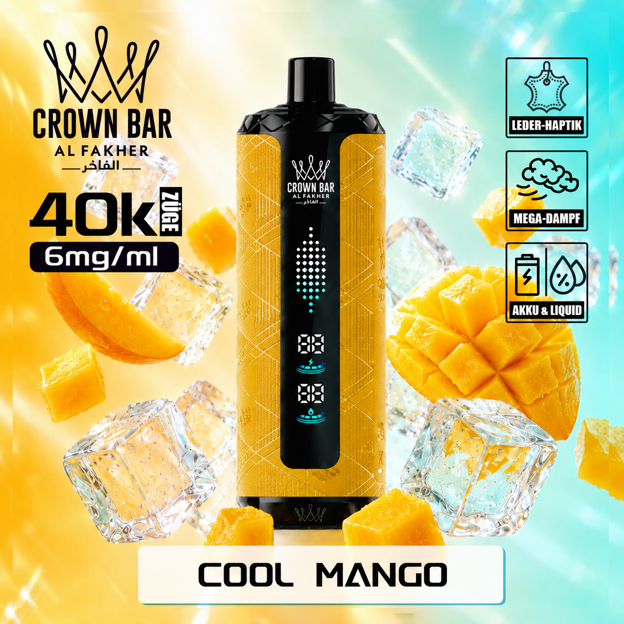 Al Fakher Crown Bar 40K Mega Max 