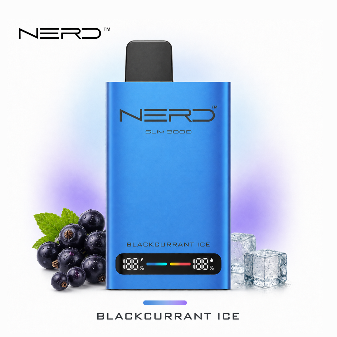 NERD SLIM 8000 – Puff compacte 8 000 bouffées