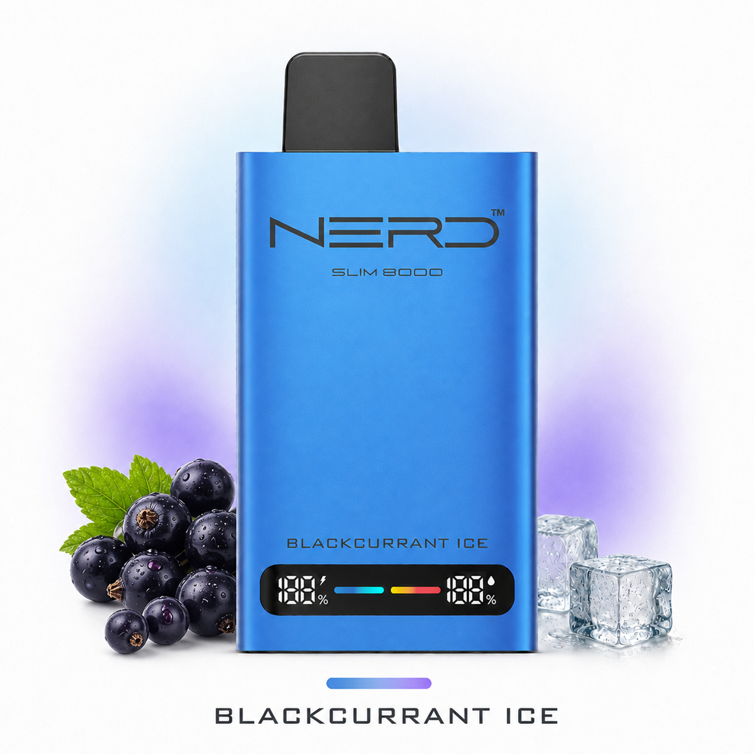 NERD SLIM 8000 – Puff compacte 8 000 bouffées