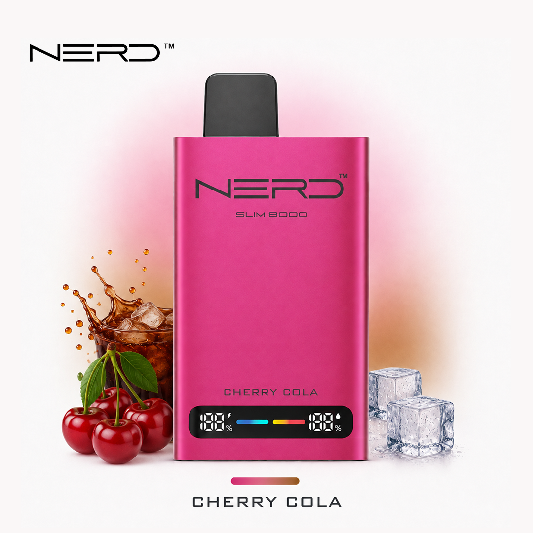 NERD SLIM 8000 – Puff compacte 8 000 bouffées