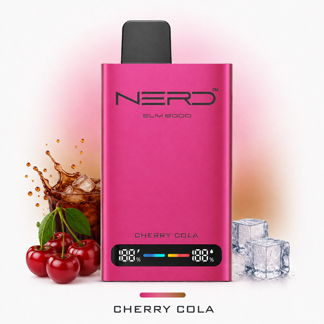 NERD SLIM 8000 – Puff compacte 8 000 bouffées