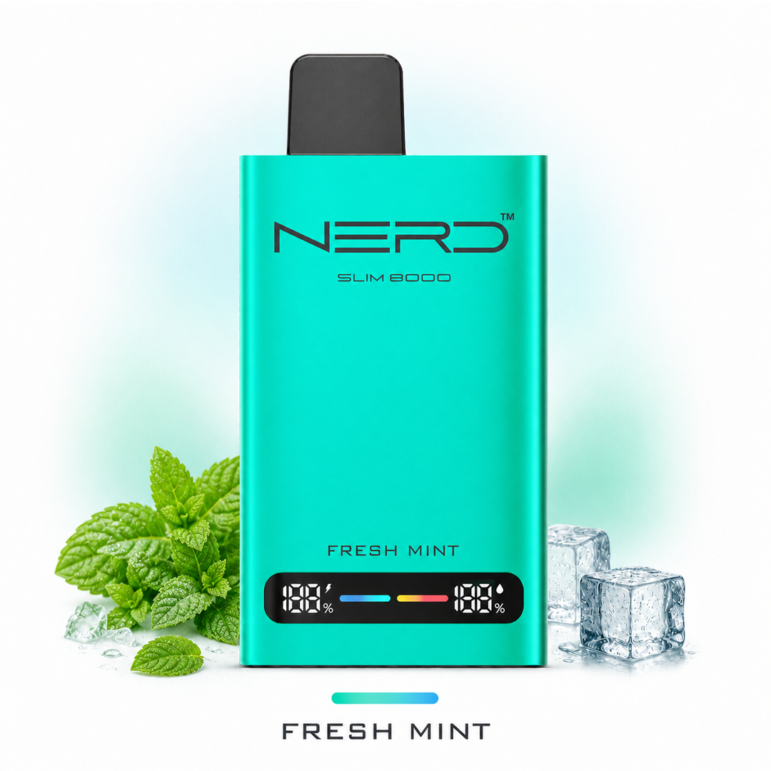 NERD SLIM 8000 – Puff compacte 8 000 bouffées
