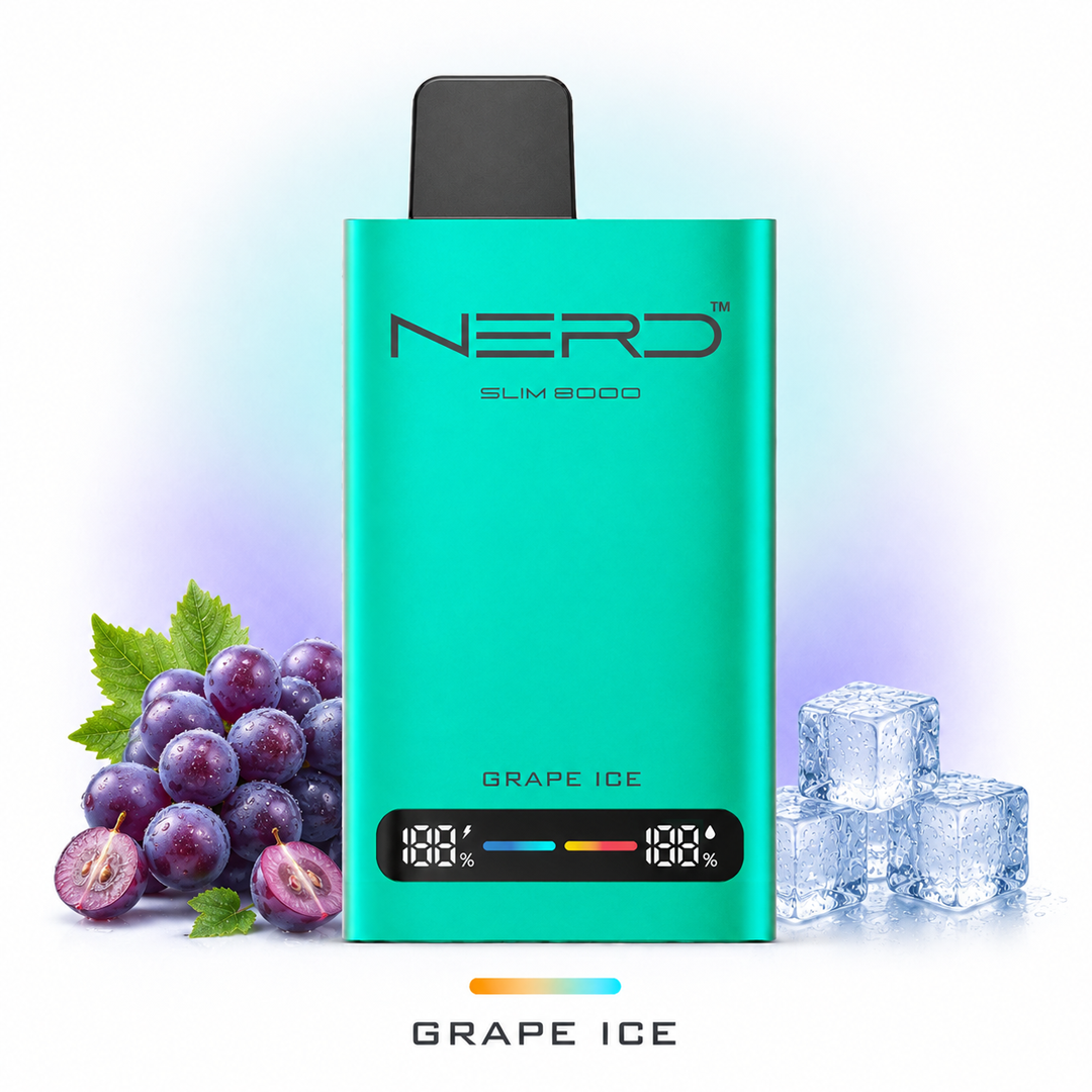 NERD SLIM 8000 – Puff compacte 8 000 bouffées