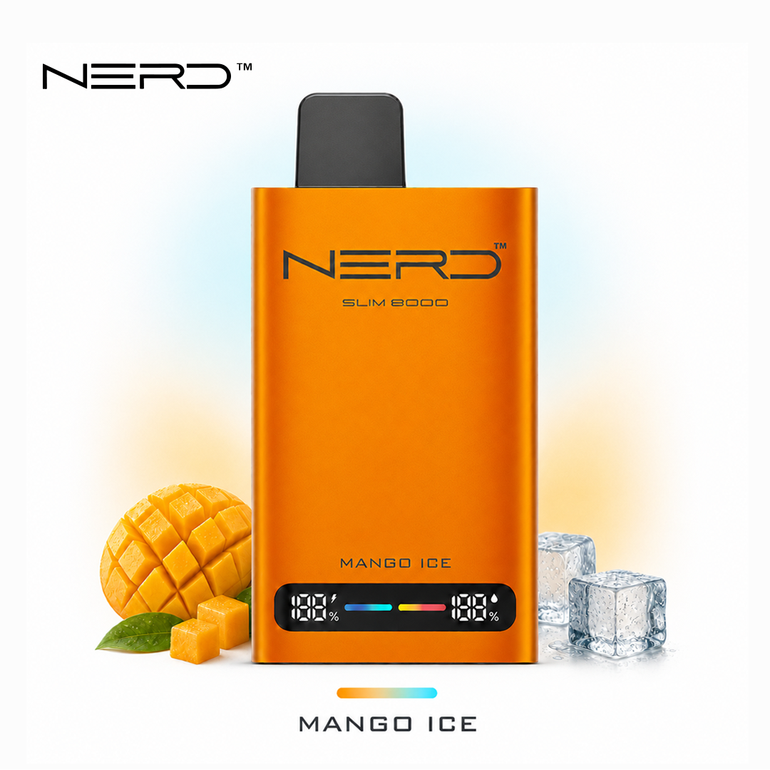 NERD SLIM 8000 – Puff compacte 8 000 bouffées