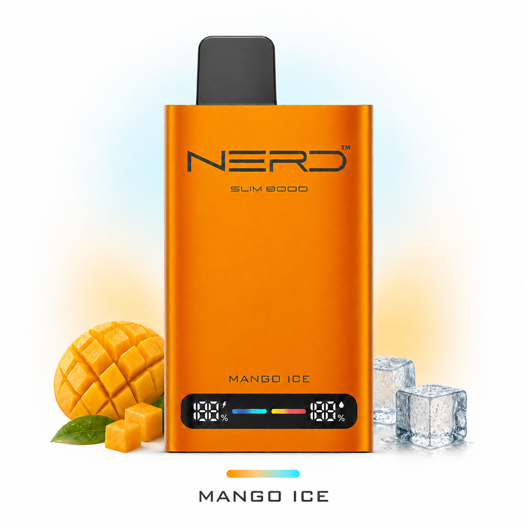 NERD SLIM 8000 – Puff compacte 8 000 bouffées