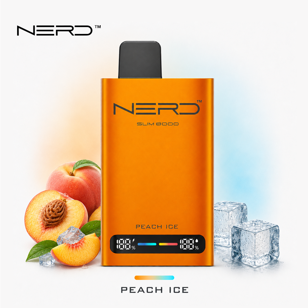 NERD SLIM 8000 – Puff compacte 8 000 bouffées