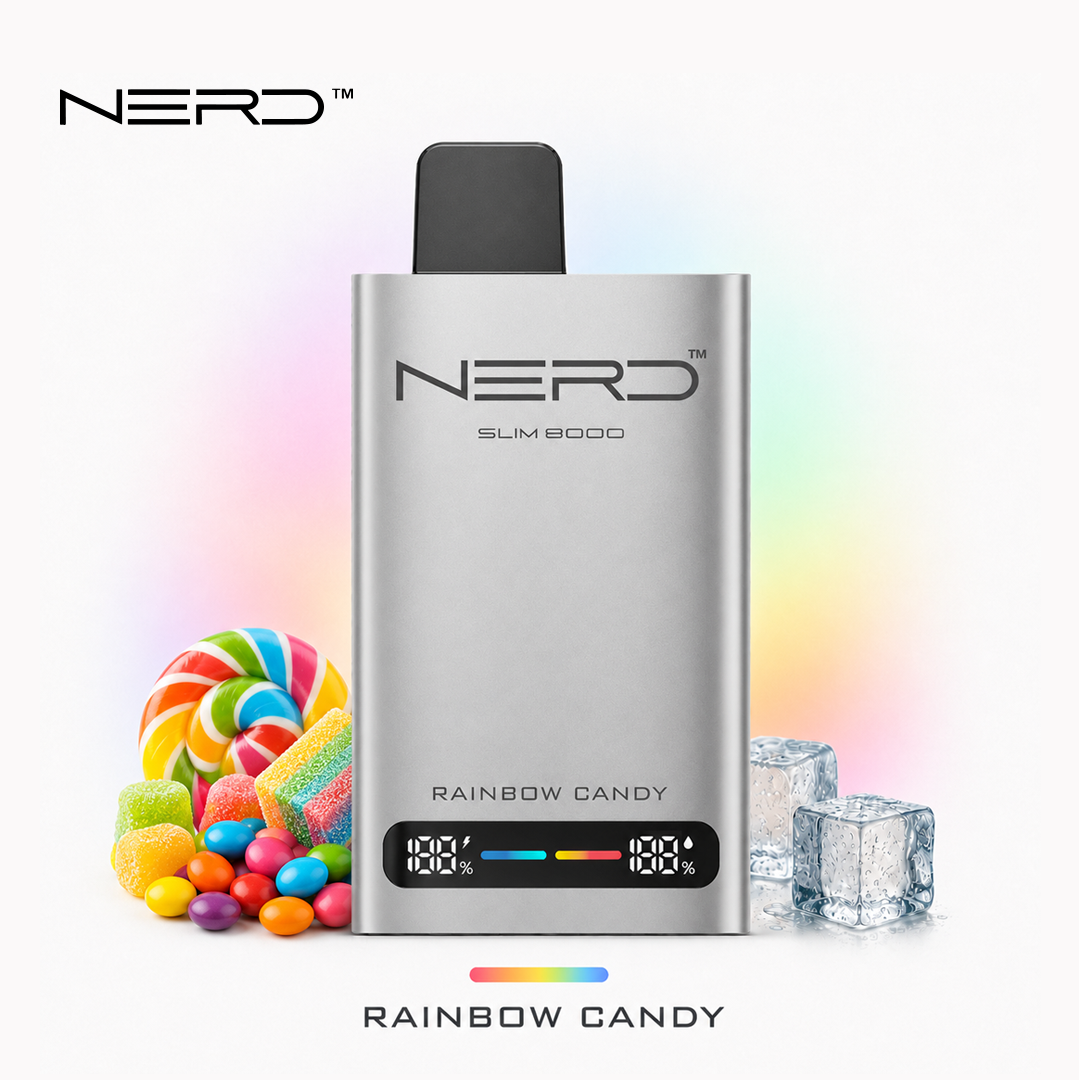 NERD SLIM 8000 – Puff compacte 8 000 bouffées