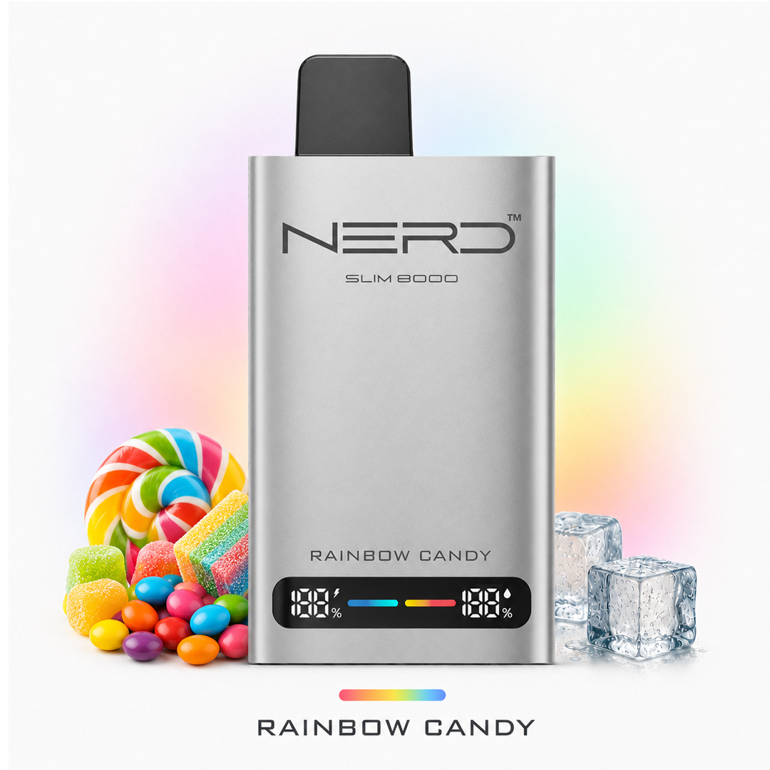 NERD SLIM 8000 – Puff compacte 8 000 bouffées