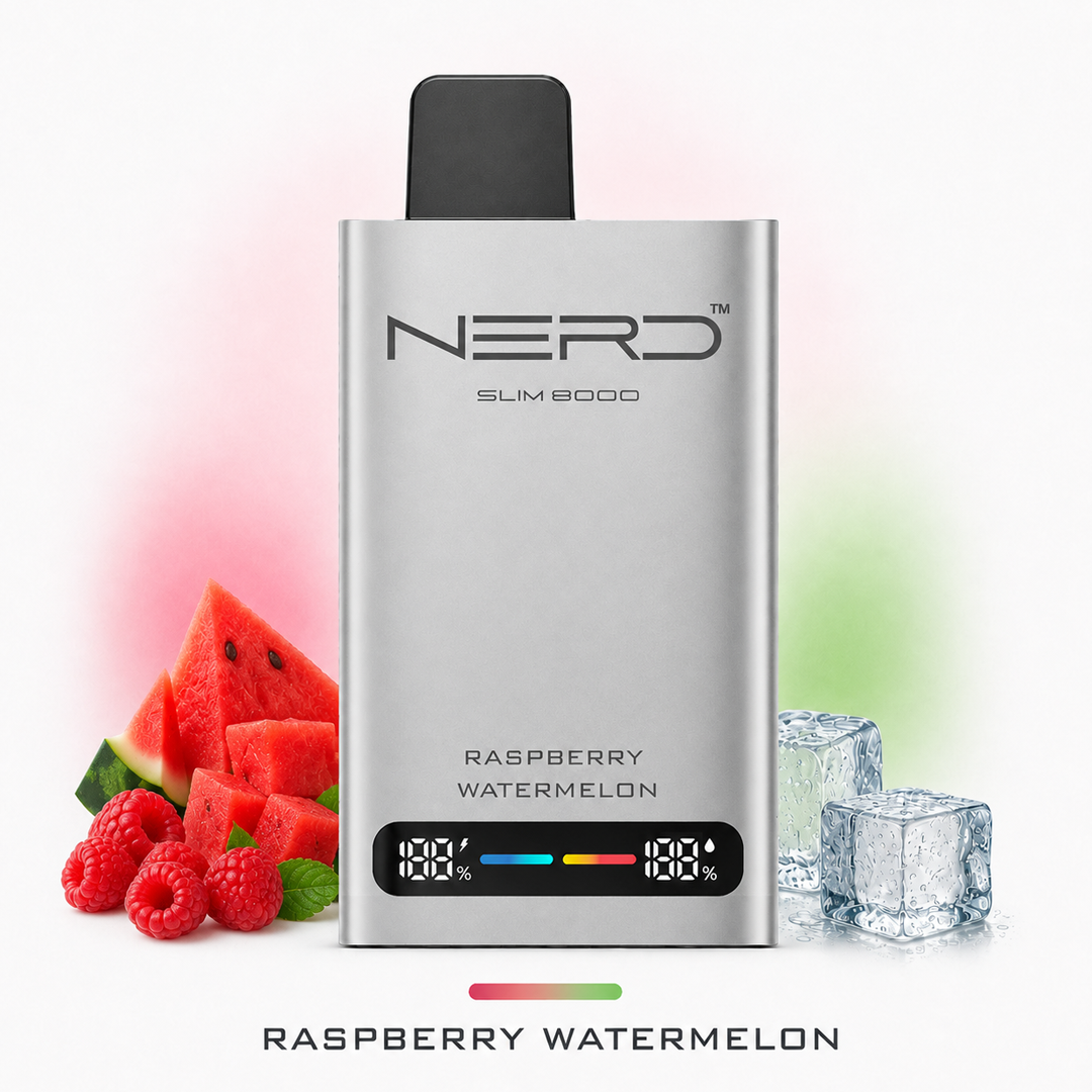NERD SLIM 8000 – Puff compacte 8 000 bouffées
