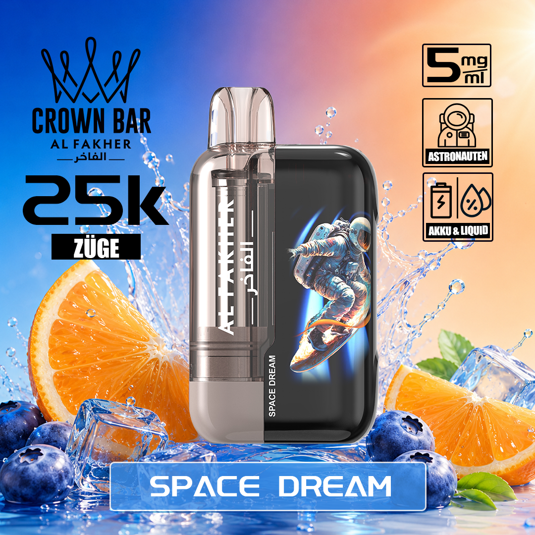 Al Fakher Crown Bar 25K Ultra Einweg-E-Zigarette
