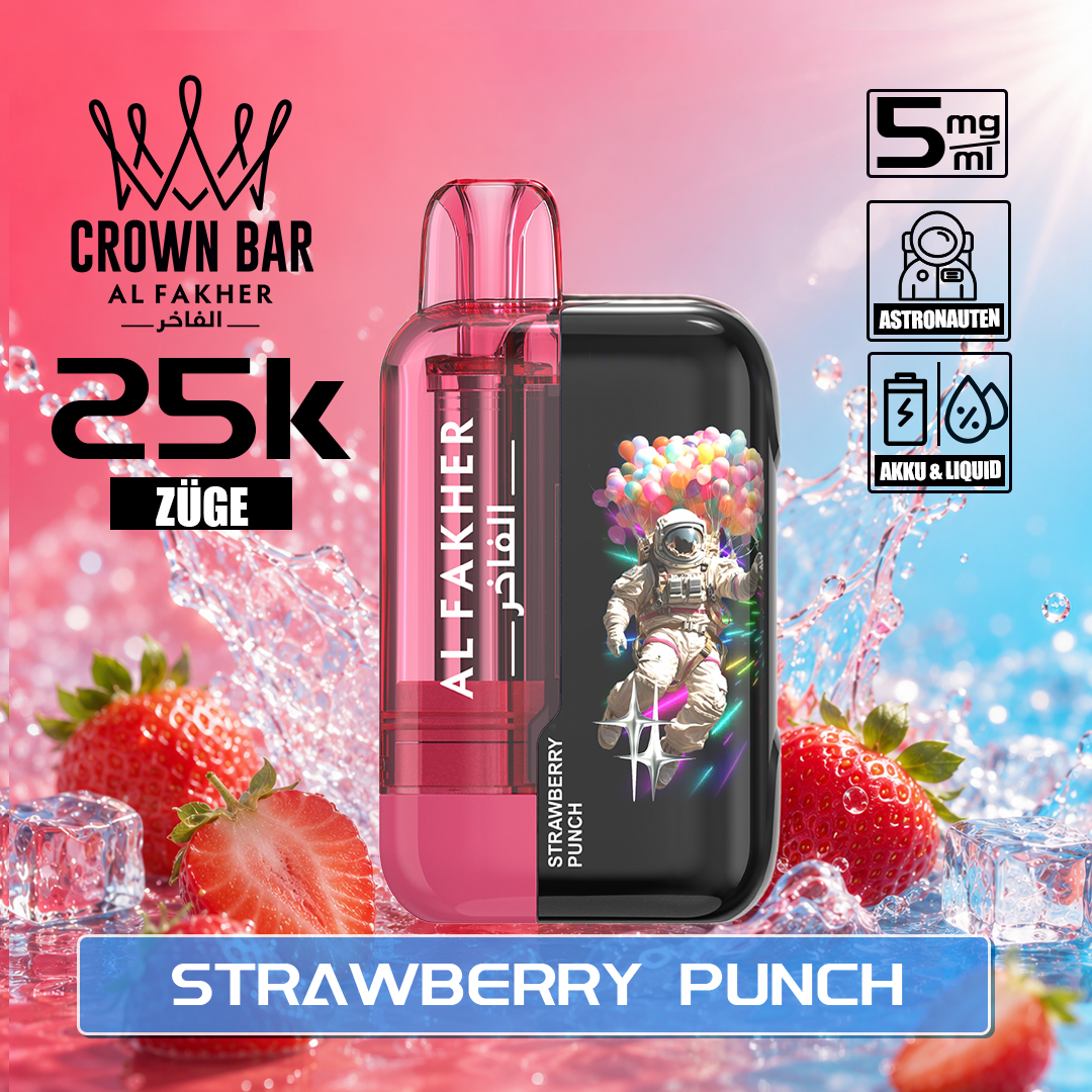Al Fakher Crown Bar 25K Ultra Einweg-E-Zigarette
