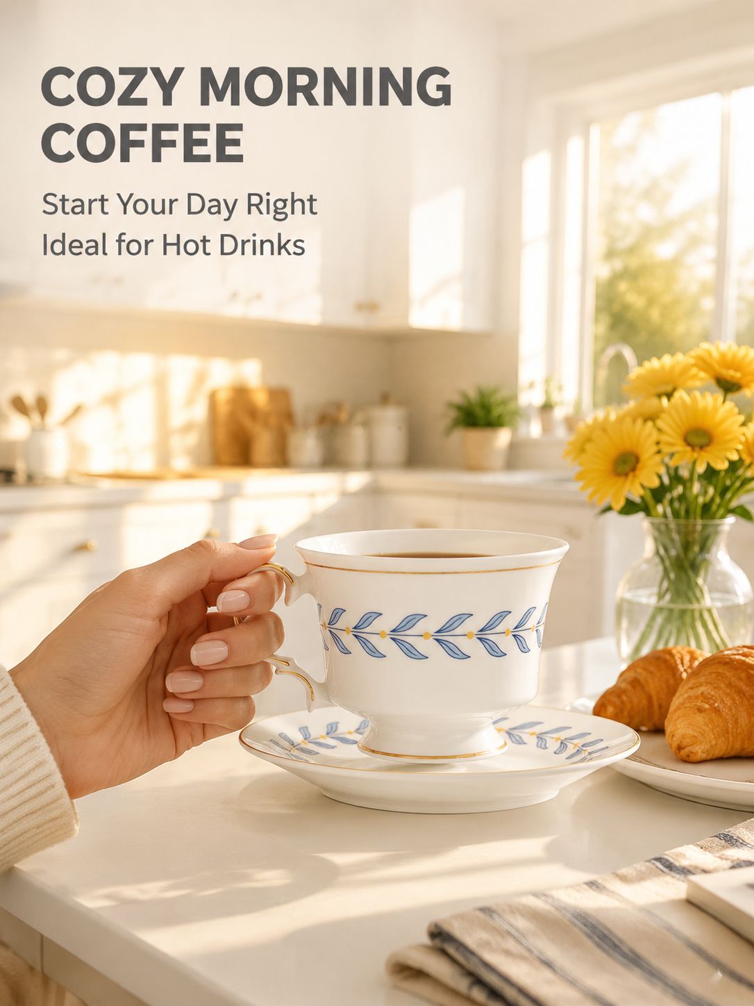 Ceramic Cup Set in Fresh Style