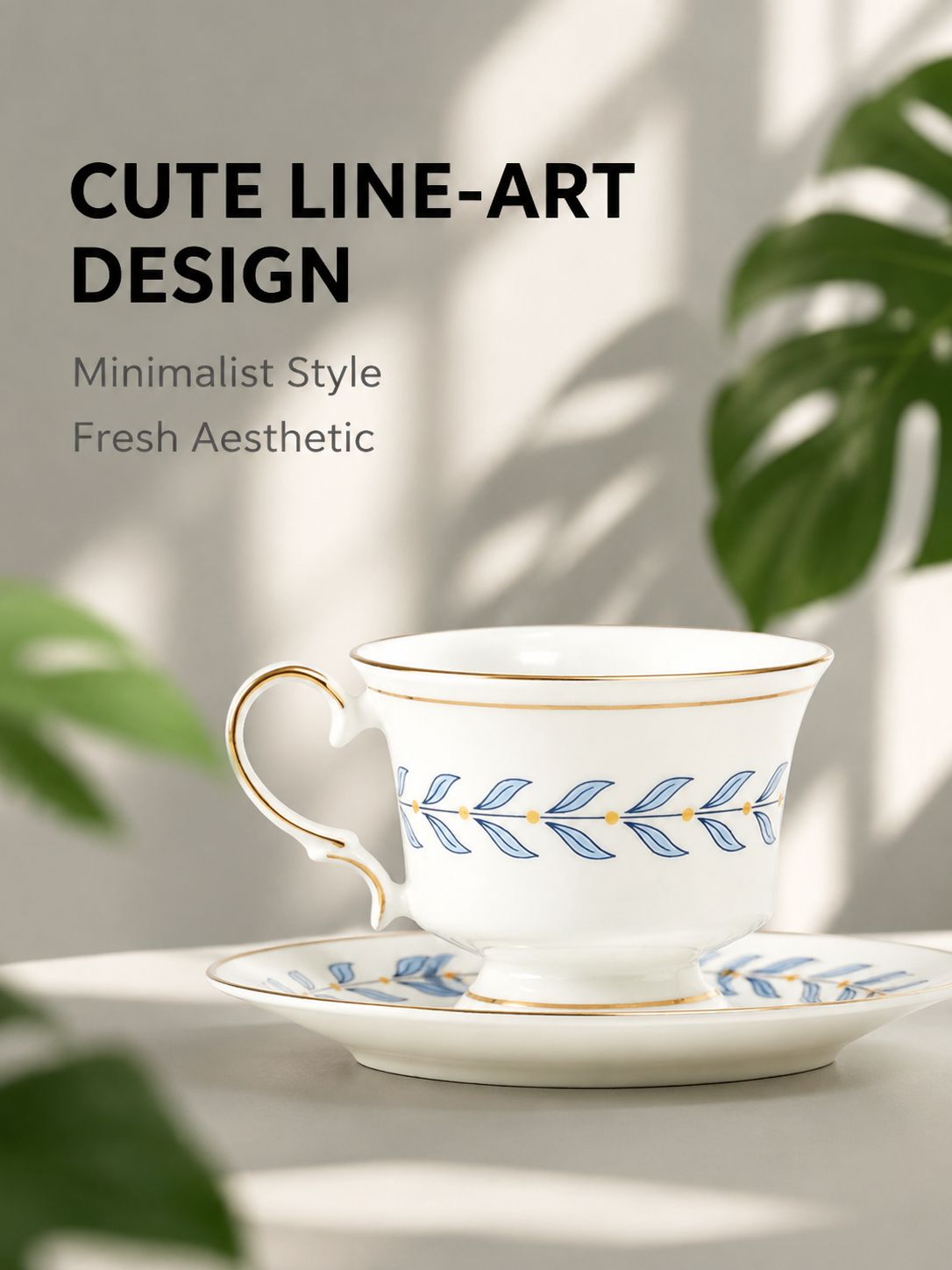 Ceramic Cup Set in Fresh Style