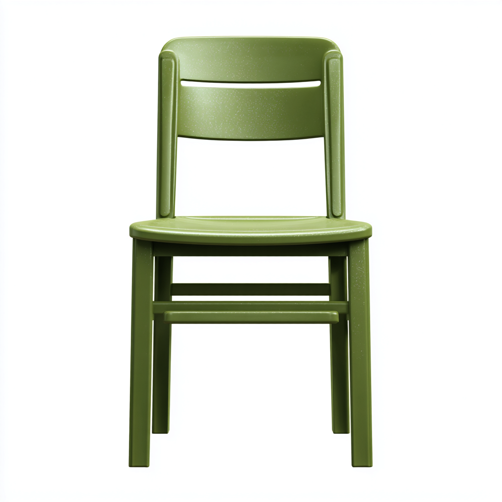 Sedia da giardino sedia senza braccioli plastica rigida 50x56x88 cm - verde oliva - design moderno per esterni-Lomongahome