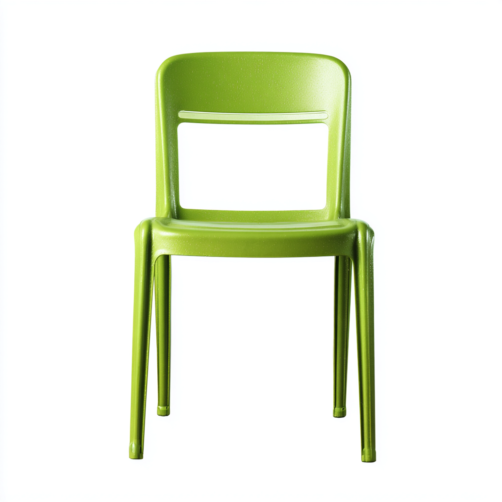 Sedia da giardino sedia senza braccioli plastica rigida 48x56x86 cm - verde oliva - design moderno per esterni-Lomongahome