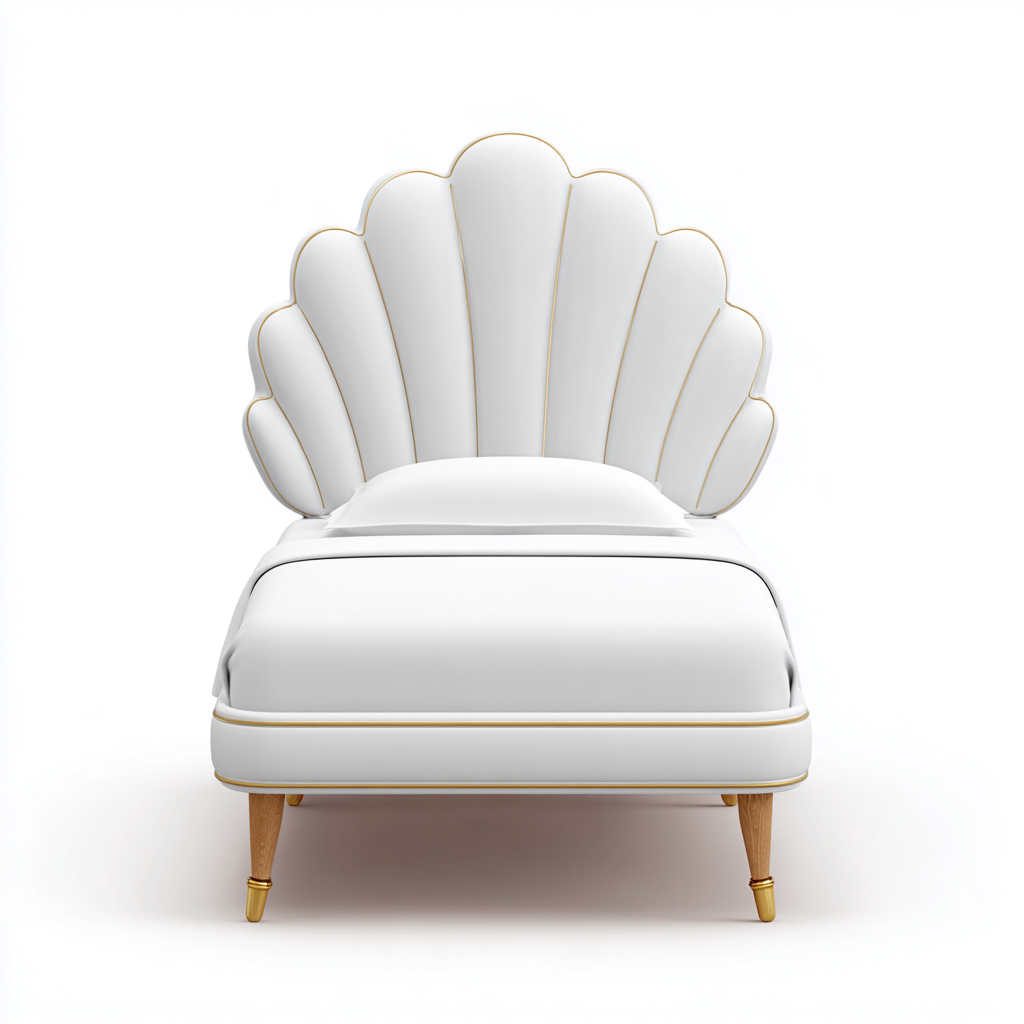 Letto singolo imbottito pelle legno 200x90x120 cm - Bianco - design elegante per camera da letto-Lomongahome
