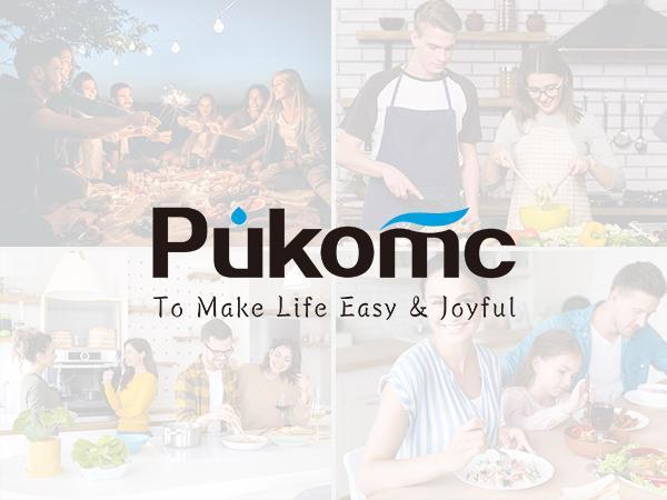 Pukomc 1500W Smokeless Grills - Electric Nonstick Griddle Grill with Extended Removable Plates, Adjustable Temp Control, 4 Mini Raclette Pans, Compact Apartment Kitchen Supply, Mess-Free Easy-Clean Accessory