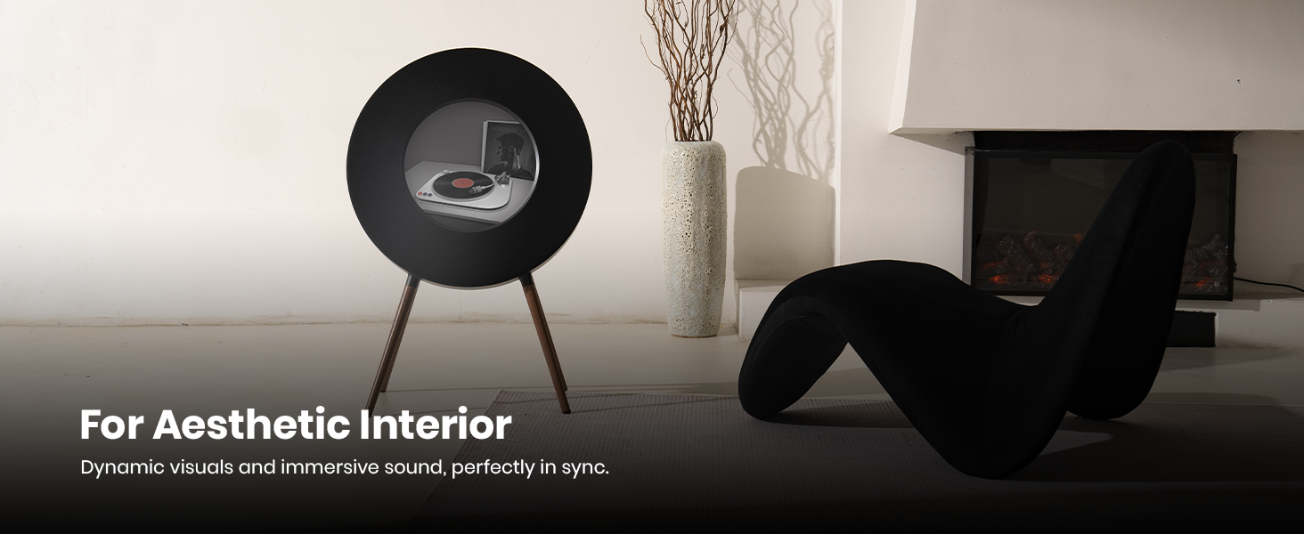 MorningBlues Record R1 Vinyl-Style Bluetooth Speaker