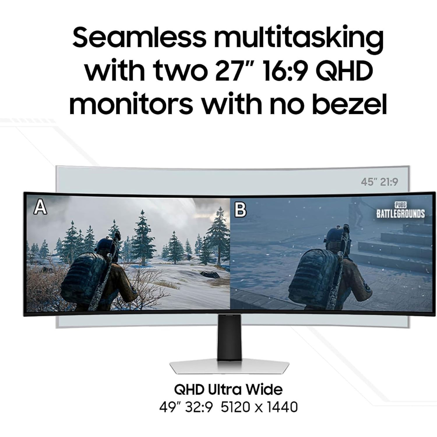 🎮 49″ QD-OLED Curved Gaming Monitor – 240Hz, 0.03ms Response Time, 32:9 Ultra-Wide Display, G-Sync & FreeSync Compatible 🔥