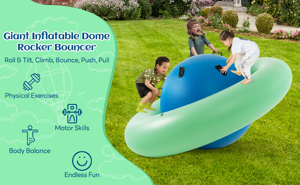 Inflatable Dome Rocker Bouncer