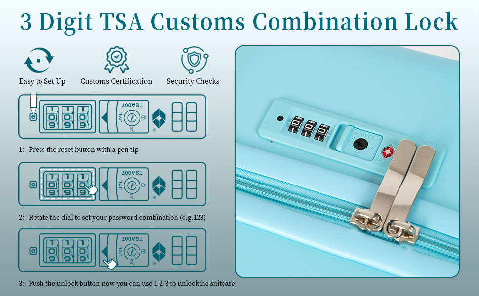 expandable travel suitcase set